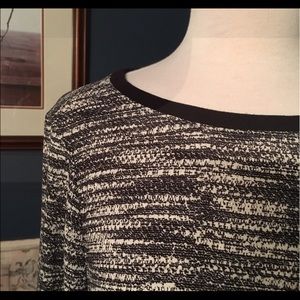 Anthropologie Lou & Grey Black Long Sleeve Top